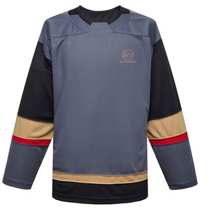 Maillot de hockey sur glace à marque privée, best-seller, vente en gros, grandes tailles, respirant, pour la vente en ligne - Product Image 2