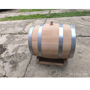 [MEJOR VENTA] |   Mini Barril de Madera de Roble para Añejar Vino y Almacenar Licores, Decoración para Bar en Casa, Regalo, Vietnam - Product Image 1