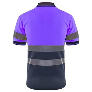 Camiseta Polo de Seguridad Fluorescente Reflectante de Alta Visibilidad, Manga Corta, Venta al Por Mayor, Moda Verano, Ropa de Trabajo, Protección Contra la Radiación - Product Image 2