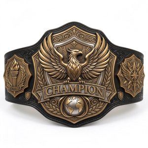 Ceintures de championnat personnalisées OEM ODM de haute qualité, prix d'usine, conception de logo personnalisée détaillée, fabricant d'enseignes de récompense haut de gamme - Product Image 1