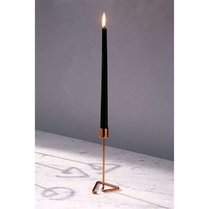 Support de bougie moderne en métal finition laiton, chandelier en fer forgé à 4 lumières pour salon, spa et hôtel, ornements décoratifs - Product Image 5