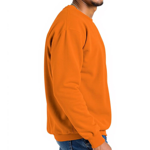 Sweat-shirt pour homme en coton/polyester de bonne qualité, respirant, à col rond, coupe classique, personnalisable, en solde - Product Image 4