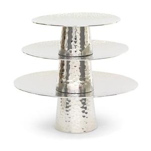 Support à gâteau multi-niveaux en aluminium multifonctionnel pour fêtes, hôtels et fêtes de fin d'année - Product Image 1
