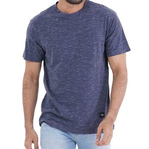 เสื้อยืดแขนสั้นสำหรับผู้ชายเสื้อยืดผ้าฝ้ายถัก100% 200gsm ใส่สบายพิมพ์ลายสีพื้น - Product Image 1