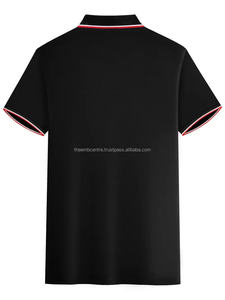 Meilleures ventes T-shirts et polos pour hommes Séchage rapide et fabrication sur mesure avec logo Prix de gros Tissu en toile à motif solide - Product Image 4