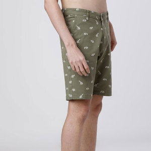 Wholesale Top Selling Men Casual Waterproof Canvas Solid Quick Dry Breathable Elastic Waist Mid Waist Pockets Beach <b>Shorts</b> - Product Image 4