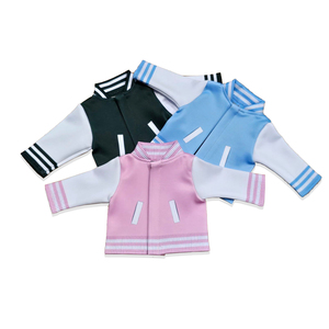 Chaqueta Varsity para Muñecas al por Mayor, Chaqueta de Béisbol de Alta Calidad para Muñecas, Nuevo Diseño, 100% Poliéster, Sudadera Larga, Delgada y Gruesa - Product Image 6