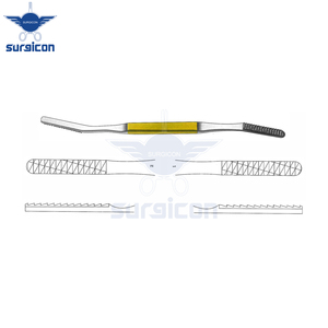 Râpes nasales Fomon 20,5 cm / 8 pouces, angulaires avec inserts en carbure de tungstène TC 40 x 7 mm Fig. 1/2 pour une mise en forme précise des os nasaux - Product Image 2