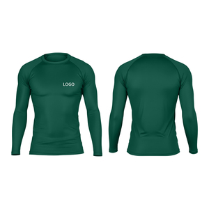 เสื้อแรชการ์ดผู้ชายแขนยาว ดีไซน์ล่าสุดปี 2026 ปรับแต่งได้ ระบายอากาศดี คุณภาพสูง ผลิตจากผ้าสแปนเด็กซ์/โพลีเอสเตอร์ แห้งเร็ว - Product Image 1