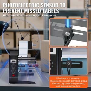 Dispenser Automatico di Etichette con Separatore, Larghezza 0,6 pollici, Lunghezza 4,9 pollici/151 mm, Larghezza 0,1 pollici, Lunghezza 5,9 pollici/310 mm, Separatore di Etichette - Product Image 6
