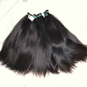 ผมต่อจากเวียดนามผมเรมี่ทอแบบเส้นเดียว100กรัมต่อผมมนุษย์แท้100% ผมตรงธรรมชาติสำหรับถักเปีย - Product Image 2