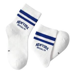 Calcetines de algodón finos de secado rápido con diseño personalizado por sublimación, soporte de arco de compresión para adultos, acanalados y ecológicos, al por mayor. - Product Image 1