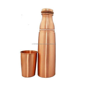 Hot Demanded Summer Water <b>Bottle</b> Very Healthful Ayurvedic Verified Good Quality Drinkware <b>Copper</b> <b>Bottle</b> At Quality based Price - Product Image 6