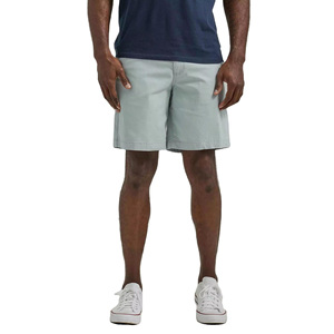 Shorts Bermuda en Coton Oxford Gris Clair pour Homme avec Poches, Fermeture Boutonnée, Style Décontracté, Taille Mi-Haute, Tissu Respirant - Product Image 1