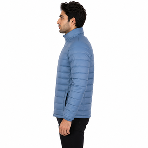 Vestes matelassées légères pour hommes, coupe-vent, décontractées, imperméables, isolées et chaudes pour l'hiver, fournisseur OEM B2B USA - Product Image 2