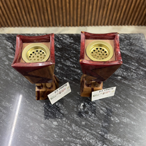 เตาเผาเครื่องหอมไม้เรซิ่นแบบใหม่ ปี 2024 กลิ่นสตรอว์เบอร์รี ลายกะเพรา สำหรับใช้ในบ้านและในเดือนรอมฎอน - Product Image 3