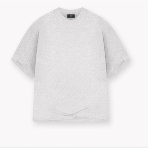 เสื้อยืดสีขาวล้วนแบบเรียบง่ายสำหรับผู้ชายขายดีที่สุด ขายส่ง เสื้อยืดแขนสั้นสไตล์คลาสสิคแบบลำลองสำหรับฤดูร้อน - Product Image 3