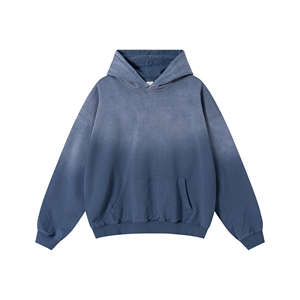 Sweat à capuche minimaliste délavé à l'acide, confectionné avec une finition teinte en pièce et une coupe décontractée à épaules tombantes pour un style contemporain et une touche urbaine. - Product Image 2