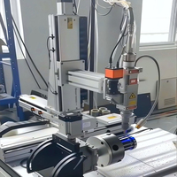 Soudeuse laser à fibre pour plaque de refroidissement liquide, ligne de soudage automatisée pour plateau de batterie