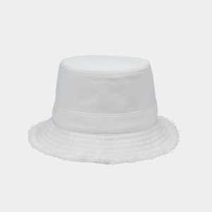 2026 Wholesale Premium Stitched Frayed Raw Hem White denim Bucket <b>Hat</b> Cotton Vintage Distressed Fisherman <b>Hat</b> <b>Men</b> Women - Product Image 3