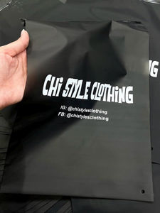 <span class=keywords><strong>Bolsas</strong></span> de Plástico con Cierre Deslizante, Impresión Personalizada, Color Negro Mate Esmerilado, Impermeables, para Ropa <span class=keywords><strong>Shein</strong></span> - Product Image 5