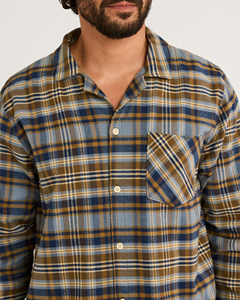 Pyjama en flanelle pour homme, ensemble deux pièces à carreaux, tenue de nuit et de détente, pyjama à carreaux personnalisé en flanelle - Product Image 2