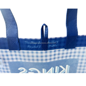 Venta al por mayor logotipo personalizado impreso Spunbond bolsas de PP no tejidas impresión por transferencia de calor correa de hombro de tamaño mediano para ir de compras - Product Image 5