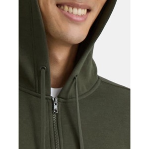 Sudadera con capucha para hombre de algodón polar de 500 GSM con cremallera, estilo urbano, holgada, para entrenamiento, corte ajustado, con diseño de araña - Product Image 5