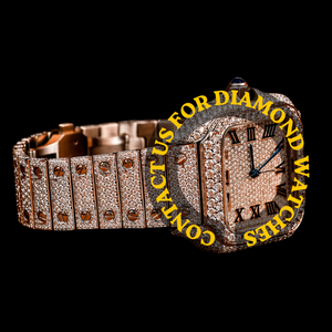 Reloj de Pulsera Personalizable con Caja Cuadrada, Completamente Adornado con Diamantes de Moissanita, Movimiento de Cuarzo, Estilo Hip Hop, Moda, Negocios, Calidad Estándar - Product Image 3