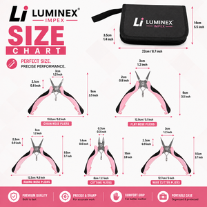 LUMINEX IMPEX LUB=113 <b>Long</b> <b>Nose</b> Stainless Steel Lightweight Smooth Work Jewelry Making Polishing Pliers for Bracelet Making DIY - Product Image 6