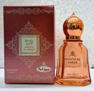 น้ำหอม Khalta Al Ameer ขนาด 20 มล. กลิ่นหอมหรูหรา ติดทนนาน ปราศจากแอลกอฮอล์ กลิ่นวานิลลาและไม้หอม สำหรับทั้งชายและหญิง - Product Image 4