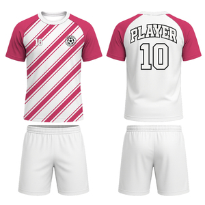 Kit da Calcio Personalizzabile a Prezzo di Fabbrica, Design Retrò in Poliestere Elasticizzato ad Asciugatura Rapida per Squadre Amatoriali - Product Image 1