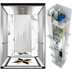 <span class=keywords><strong>Ascensor</strong></span> Residencial Económico de 320kg, 400kg, 450kg, 220V 1P, Elevador Doméstico para Pasillos de Hormigón Interiores, de 2 y 3 Pisos - Product Image 4