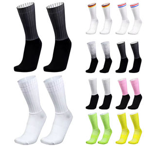 High Grade Anti-Slip <b>Silicone</b> Grip White Line Design Bicycle & Running Performance <b>Socks</b> Comfortable & Durable Made In Pakistan - Product Image 6