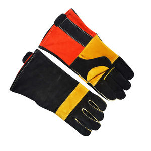 Guantes de Trabajo Resistentes de Cuero Vacuno para Bomberos, Soldadura y Seguridad Industrial, Talla XL, Pantalla Táctil, Anti-Impacto - Product Image 3