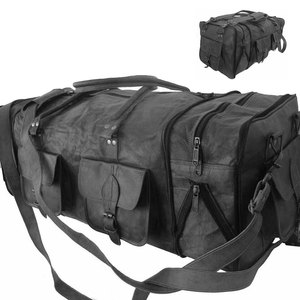 New Leather Genuine Travel <b>Men</b> Gym Vintage <b>Weekend</b> Luggage Overnight Duffle <b>Bag</b> - Product Image 4