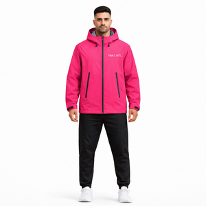 Chaqueta Impermeable Unisex de Alta Calidad con Cierre, Diseño Personalizado para Hombre, Cortavientos, Transpirable, de una Sola Capa, para Otoño - Product Image 1