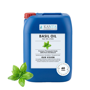 Premium Basil <b>Oil</b> 100% Pure Natural <b>Essential</b> <b>Oil</b> Wholesale Manufacturer Exporter India - Product Image 2