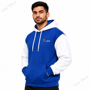 Herren Schwergewichts-Pullover-Hoodie 470 GSM Baumwollfleece Dick Winter Casual Streetwear Sweatshirt Maßgeschneidert OEM Private Label Fabrik - Product Image 2
