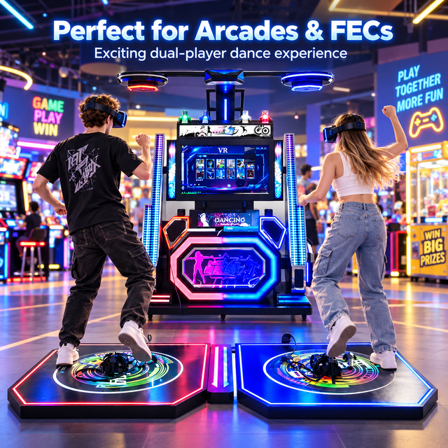 High Quality 9D VR Dance Musical Instruments Video Games Arcade Simulator Machine Indoor Outdoor Shopping Mall 2 Players 12