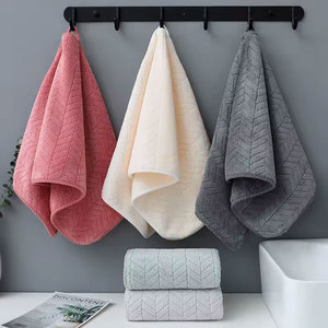 Serviettes en coton rayées écologiques, séchage rapide, absorbantes, douces, antimicrobiennes, jetables, hypoallergéniques, ensemble de serviettes pour le visage - Product Image 5