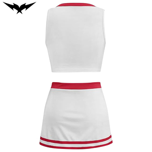 Uniformes de Animadoras Personalizados al por Mayor de Bigetron Sports, en Spandex/Poliéster con Impresión por Transferencia de Calor, Bordado 3D, 380g - Product Image 2
