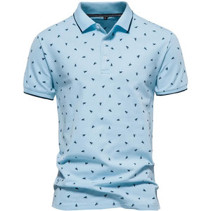 Conception personnalisée, col rond, manches courtes, coupe régulière, séchage rapide, respirant, 100% coton pour chemise - Product Image 1