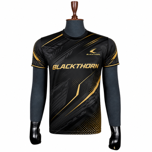 Camiseta de Fútbol de Cuello Redondo con Sublimación Completa, Manga Corta, Absorbe la Humedad, Elástica en Cuatro Direcciones, Transpirable, Ecológica, Ajuste Atlético - Product Image 1