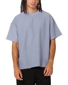 เสื้อยืดโอเวอร์ไซส์ผู้ชายผ้าคอตตอนเนื้อนุ่มใส่สบายไซส์ใหญ่พิเศษเสื้อถักนิตติ้งสำหรับ100% - Product Image 1