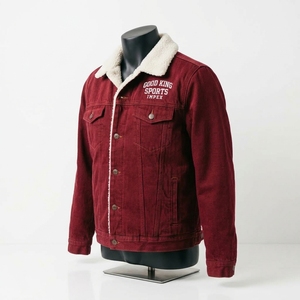 New <b>Men's</b> Winter Thicken Sherpa <b>Lined</b> Denim <b>Jacket</b> Wool <b>Jacket</b> Warm Jean Denim <b>Jacket</b> With <b>Fur</b> - Product Image 2