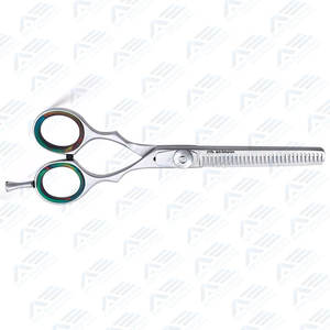 Ciseaux à cheveux amincissants et mélangés à 30 dents Ciseaux à cheveux de 6.0 pouces Ciseaux à cheveux amincissants Instruments de beauté avec logo personnalisé en gros - Product Image 3