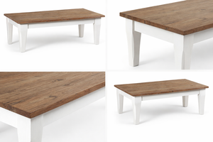 Mesa de Centro Nela de Madera Maciza, Diseño Minimalista, Estilo Japandi, Acabado Natural, para Sala de Estar Contemporánea - Product Image 4