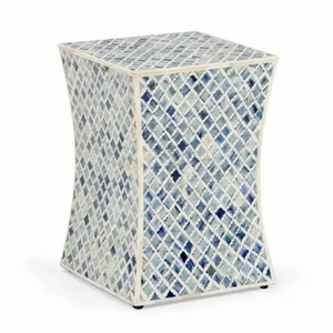 Bone Inlay <b>Stool</b> and Ottoman Luxury Living Room Furniture for Hotel Use High Quality Designs - Product Image 5