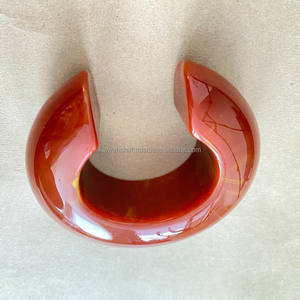 Últimas Pulseras de Moda de resina multicolor de forma ovalada con estilo Precio para mujer y ropa de fiesta para niñas - Product Image 3